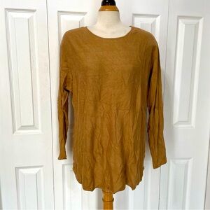 NWT Michael Kors Brown Long Sleeve Sweater Size Large